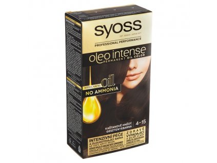 syoss oleo intense 4 15 kastanove hnedy