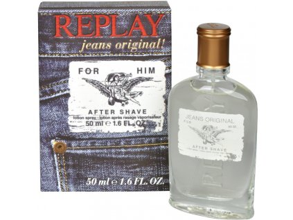 Replay Jeans Original For Him voda po holení, 50 ml