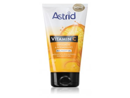 Astrid exfoliační a rozjasňující peelingový gel Vitamin C, 150 ml