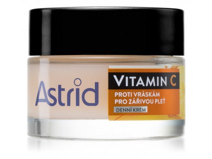 Astrid Vitamin C denní krém proti vráskám pro zářivý vzhled pleti, 50 ml