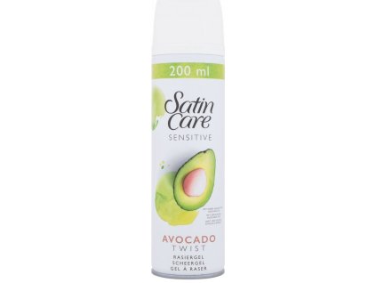 7702018968855 gillette satin care sensitive avocado twist gel na holeni 200 ml