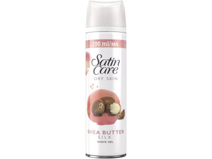 7702018012466 gillette satin care dry skin shea butter shave gel 200 ml