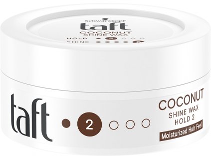 Taft Coconut Shine vosk na vlasy, 75 ml