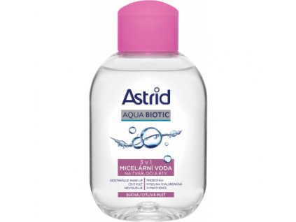 Astrid AQUA BIOTIC micelární čistící voda pro suchou a citlivou pleť, 100 ml