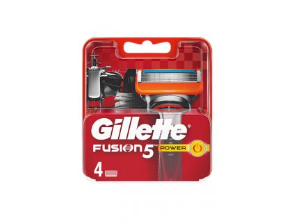 Gillette Fusion Power náhradní hlavice, 4 ks