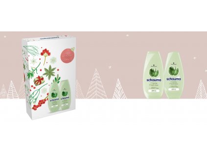 Schauma 7 Herbs Freshness dárková sada - šampon 250 ml + kondicionér 250 ml