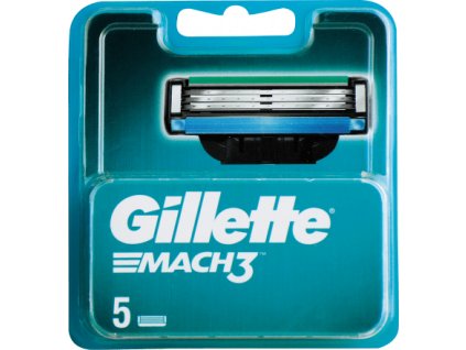Gillette Mach3 náhradní hlavice, 5 ks