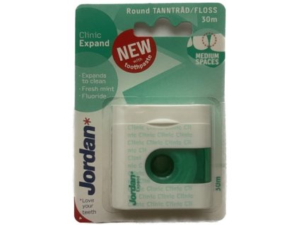 Jordan Dental Floss Medium - expandující dentální niť, 30 m
