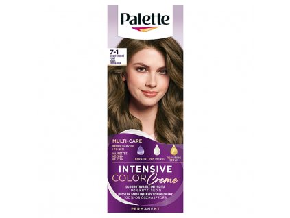 Palette Intensive Color Creme 7-1 ledový středně plavý, 50 ml