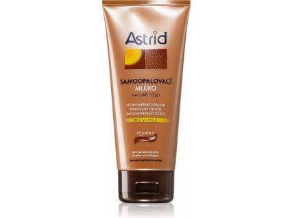 17764 astrid samoopalovaci mleko na tvar i telo 200 ml