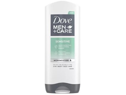 Dove MEN+CARE sprchový gel Sensitive, 400 ml