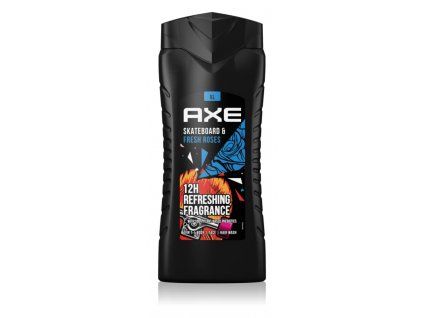 17854 axe skateboard fresh roses sprchovy gel 400 ml