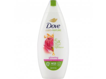 Dove Care by Nature Glowing sprchový gel, 225 ml