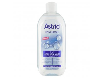 Astrid Hyaluron 3 v 1 micelární voda na tvář, oči, rty, 400 ml