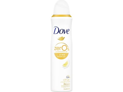 8720181277740 dove zero zink komplex citrus und pfirsichduft deodorant
