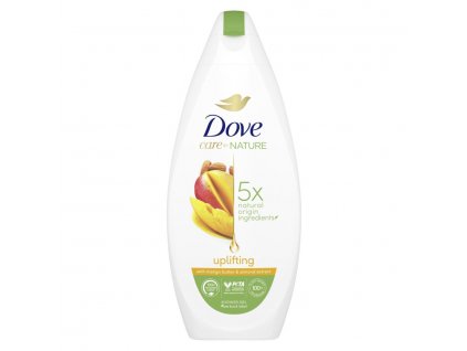 Dove Care By Nature Uplifting Mango & Almond sprchový gel, 225 ml