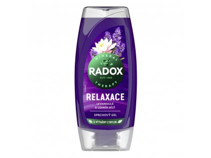 8720181338366 radox relaxace levandule a leknin bily sprchovy gel 225 ml