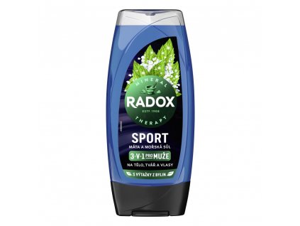 Radox Sport sprchový gel pro muže, 225 ml