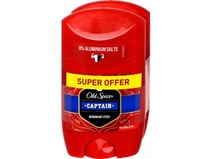 8006540518748 old spice captain deodorant stick super offer duopack 2 x 50 ml