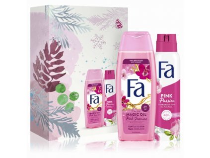 9000101727913 fa pink darkova sada sprchovy gel pink jasmine 250 ml deodorant pink passion 150 ml