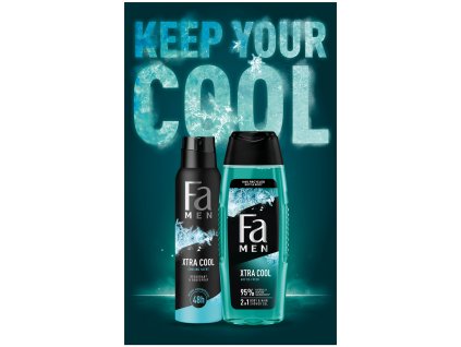 9000101728231 fa men xtra cool darkova sada sprchovy gel 250 ml deodorant 150 ml