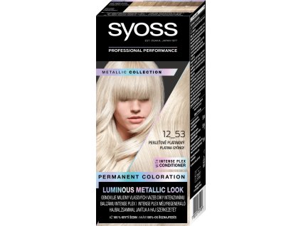 Syoss barva na vlasy 12-53 perleťově platinový, 50 ml