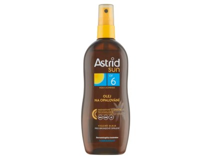 Astrid Sun olej na opalování ve spreji OF 6, 200 ml