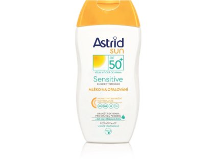 8592297006886 astrid sun sensitive mleko na opalovani of 50+150 ml