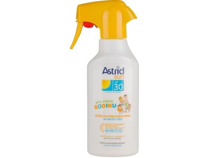 Astrid Sun mléko na opalování sprej pro celou rodinu OF 30, 270 ml