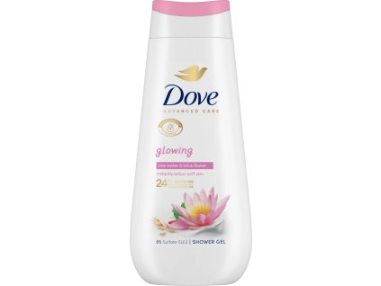 Dove Advanced Care Glowing lotosový květ & rýžová voda - sprchový gel, 225 ml