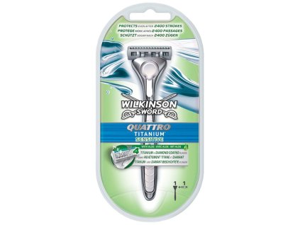 4027800536269 wilkinson sword quattro titanium sensitive holici strojek