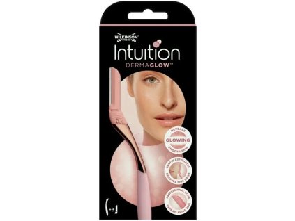 Wilkinson Sword Intuition Dermaglow odstraňovač chloupků + 3 náhradní hlavice