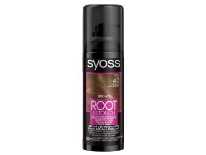 19829 syoss root retouch sprej pro zakryti odrostu hnedy 120 ml