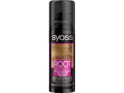Syoss Root Retouch sprej pro zakrytí odrostů - tmavě plavý, 120 ml