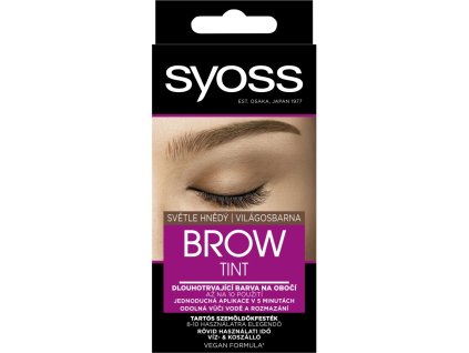 Syoss Brow Tint barva na obočí - světle hnědý, 17 ml