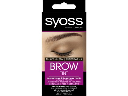 Syoss Brow Tint barva na obočí - tmavě hnědý, 17 ml