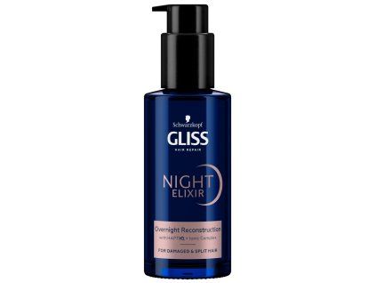 19892 gliss overnight reconstruction nocni elixir na vlasy 100 ml