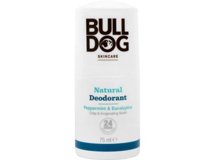 19916 bulldog peppermint eucalyptus natural deodorant roll on 75 ml