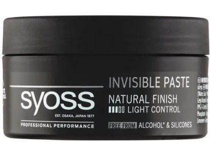 19952 syoss invisible pasta na vlasy stredne silne fixace 100 ml