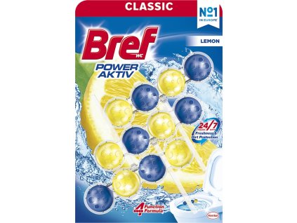 Bref Power Aktiv Lemon WC blok 3 x 50 g