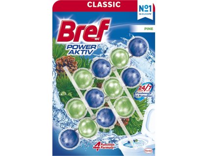Bref Power Aktiv Pine WC blok 3 x 50 g
