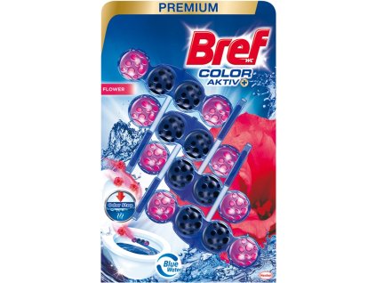 Bref Color Aktiv Flower WC blok 4 x 50 g