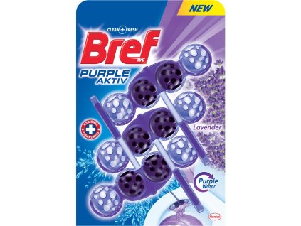 Bref Purple Aktiv Lavender WC blok 3 x 50 g