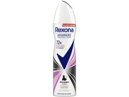 20192 rexona advanced protection 72h invisible pure antiperspirant 150 ml