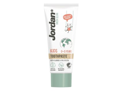 Jordan Green Clean Kids 0 - 5 let zubní pasta - ovocná příchuť, 50 ml