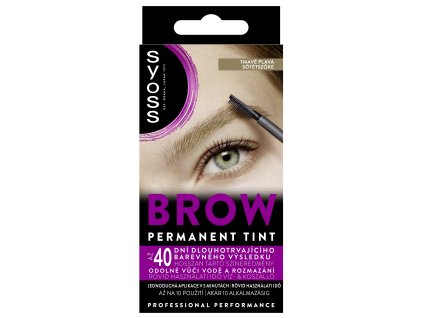 Syoss Brow Tint barva na obočí - tmavě plavá, 17 ml