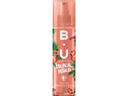 5201314139096 b u tropical passion body mist telova mlha 200 ml