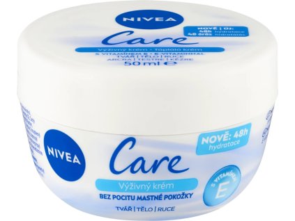 42333388 nivea care vyzivny krem na tvar ruce telo