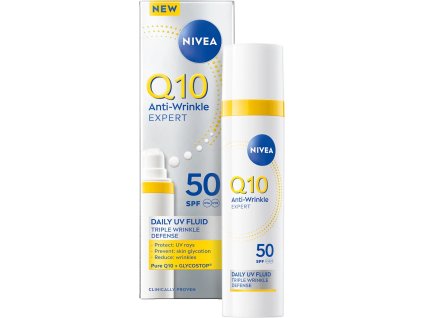 9005800389554 nivea q10 denni uv fluid proti vraskam of 50