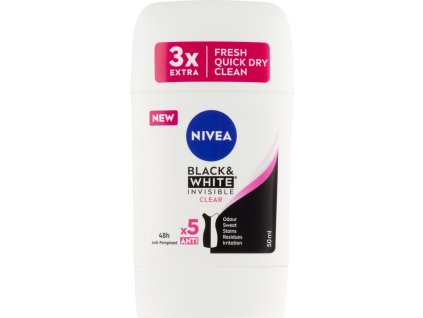 9005800352275 nivea black white invisible clear tuhy antiperspirant 50 ml